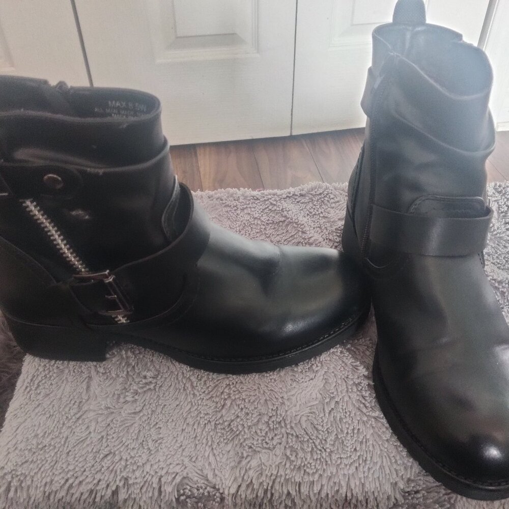 Dunes Women's Max Moto Boot, Wide Widths, SIZE 8.5